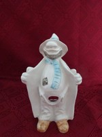 World-famous craftsman ceramic product, porcelain pointing man, numbered product vaneki!