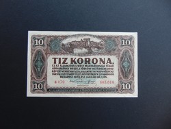 10 korona 1920 a 079 Sorszám között pont  