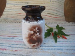 Ceramic, earthenware vase 9 x 15 cm