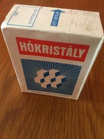 Retro Hókristály cukor doboz - nagymokka kockacukor - Petőházi cukorgyár - kiváló áruk fóruma