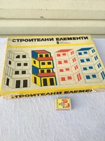 Retro Panel Társasház ház házépitőjáték - Panel Játék - Műanyag Szovjet gyártású