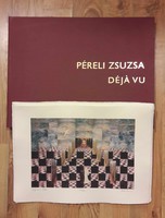 Péreli Zsuzsa Déjá vu modern kollázs sorozat album szignált számozott 100 pld. ritkaság gyűjtőknek 