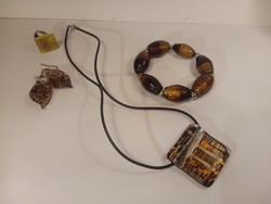Glass jewelery set, set (655)