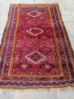 Kézi csomózású Afgán Baluch nomád  szőnyeg.190x115cm