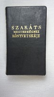 Szakáts Mesterségek Kónyvetskéje 1785 mini könyv