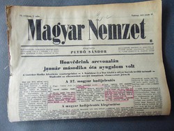 Honvédeink arcvonalán nyugalom van, hadijelentés kiegészítése    -   - Magyar Nemzet 1943