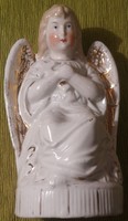Nagyméretű antik porcelán angyal