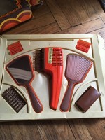 1970-es évekbeli NSZK Baba fodrász készlet működő hajszárítóval