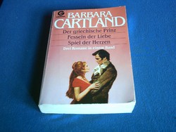 Barbara Cartland: Három regény (német nyelvű)  Goldmann, 1975 Német nyelvű romantikus regények 