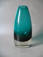 Skandináv váza, jelzett (Riihimaen Lasi)