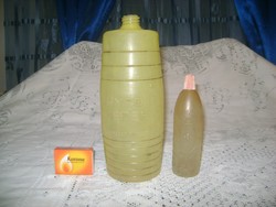 Retro hypos és mézes műanyag flakon, palack