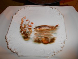 Antik halas  porcelán kínáló  tál 