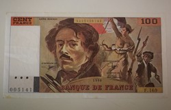 Franciaország 100 Francs VF 1990