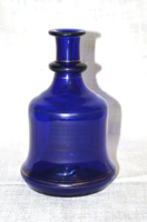 Régi kék likőrös üveg  ( DBZ 0086 )