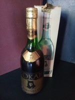 Régi bontatlan dobozban Tokaji borpárlat brandy 0,5 l eladó