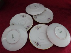 SCHUMANN  ARZBERG  Bavaria német porcelán kávéscsészealátét.  6 db együtt eladó Vanneki!