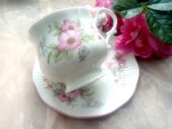 Rózsás angol Royal Devon teás csésze
