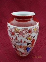 Japán porcelán váza, magassága 12,5 cm. Vanneki!