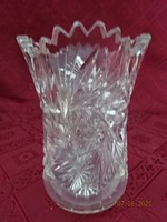 Kristályüveg váza, magassága 12,5 cm. Vanneki!