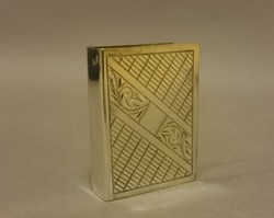 Ezüst gyufatartó / Silver matches box case