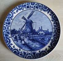 Delft's Blauw fali dísztányér 