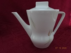 CM  német porcelán kávékiöntő rózsabimbó mintával, magassága 19 cm. Vanneki!