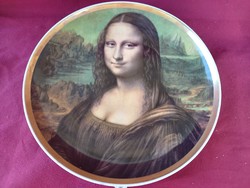 182  Mona Lisa festett Plankenhammer Floss Bavaria falitányér 26 cm 
