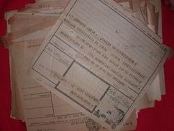 Nagy mennyiségű postai távirati szelvény egyben Magyar Királyi Posta a képek szerinti állapot