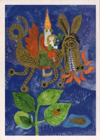 Reich Károly képeslap 15 x 10 cm
