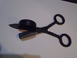 Decorative Metal Candle Snuffer Scissors - Can Opener, Unique Piece, approx. 14 cm, about 3 cm tall