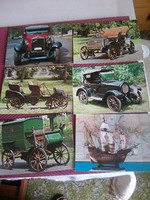 Autó képeslapok a Közlekedési Múzeumból
