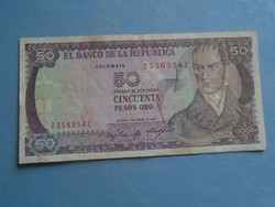 G029.40  Kolumbia  Colombia  50 pesos oro  1985 