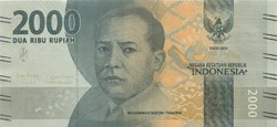 Indonézia 2000 rúpia 2016 UNC