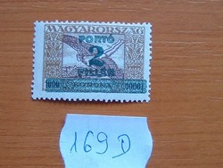 MAGYARORSZÁG 1000 KORONA / 2 FILLÉR 1927-es 1924-s bélyegek felülnyomtatva 169D