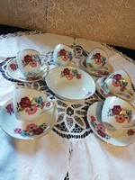 Eladó MZ Cseh virágos porcelán teás készlet!