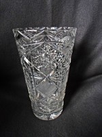 Nagy kristály váza  20 cm