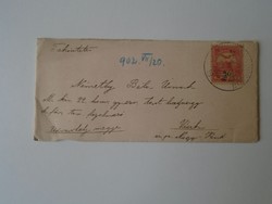 G029.127 Némethy Béla M. kir. 22 honv. gy. ezr. tart hadnagy - Udvarhely megye Vécke - SÁLY 1902