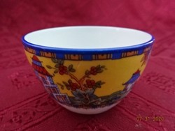 VICTORIA porcelán Csehszlovákia, antik pálinkás pohár. Vanneki!