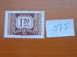 MAGYAR POSTA 1 FORINT 20 FILLÉR 1958-1965 PORTÓ 97F