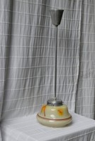 Retro Mid-century mennyezeti lámpa üveg búrás régi konyhai lámpa 24 cm ø​ 