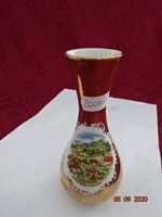 EIGL minőségi  porcelán Ausztria, aranyozott váza, Turnau Steier Mark. Vanneki!