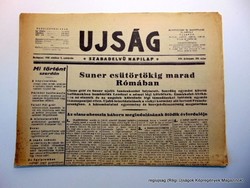 1940 10 3  /  Suner    /  UJSÁG  /  Szs.:  15895
