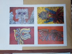 Veress Pál brossúra, a négy híres képével, kb.A3-as méretű, fényes, vastag papír
