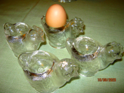 4 db  üveg tyúk tojástartó WMF
