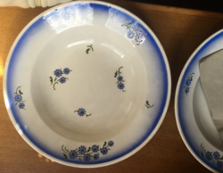 Búzavirág mintás gránit tányérok (2 db)