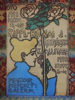 Rippl-Rónai kiállítási plakát