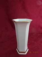 Seltmann Bavaria német porcelán hatszögletű váza, magassága 16 cm. Vanneki!