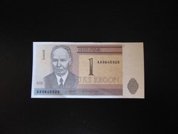 1 korona 1992 Észtország