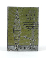 1B357 Bőzsöny Ferenc Ex libris nyomódúc 8.5 x 6 cm
