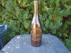 1910-ből  Bayer és Bauernebl sőrfőzde kassán. Antik Sörös üveg.
